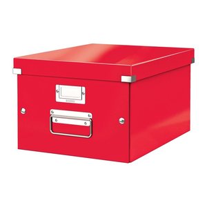 LEITZ Click & Store Aufbewahrungsbox 16,7 l rot 28,1 x 36,9 x 20,0 cm, 1 St.