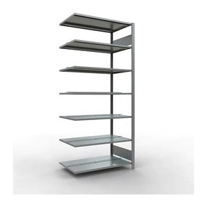 SCHULTE Anbau-Schwerlastregal MULTIplus 150 17752 silber 100,0 x 60,0 x 230,0 cm