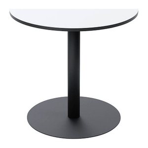 meet powered by PAPERFLOW MEZZO Bistrotisch rund MDF-Platte weiß 80,0 x 80,0 x 75,0 cm, 1 St.
