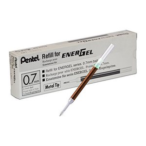 Pentel EnerGel LR7 Gelschreiberminen  braun 0,35 mm 12 St.