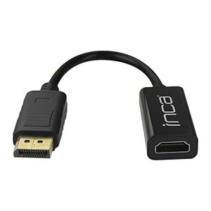 INCA Adapter DisplayPort->HDMI1.4 4K-UHD St/Bu 0.20m schwarz retail