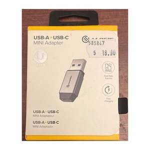 Alogic Adapter USB-A -> USB-C ultra Mini space grau