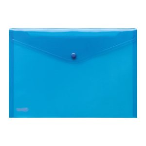 FolderSys Dokumententaschen DIN A4 blau glatt 0,20 mm, 10 St.