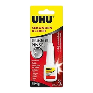 UHU blitzschnell PINSEL Sekundenkleber 5,0 g, 1 St.