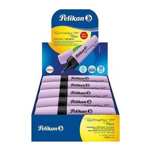 Pelikan Textmarker 490 Pastel, Lavendel, 10 Stück Faltschachtel