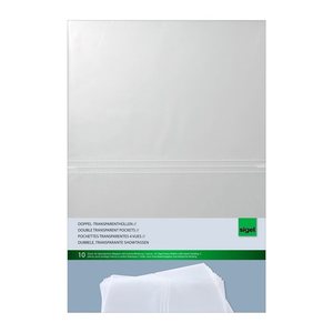 SIGEL Sichthüllen Speisekarten DIN A4 transparent glänzend 70 µm, 10 St.
