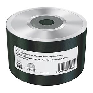 MediaRange CD-R 200MB 50pcs unbedruckt/blank silber (Shrink)