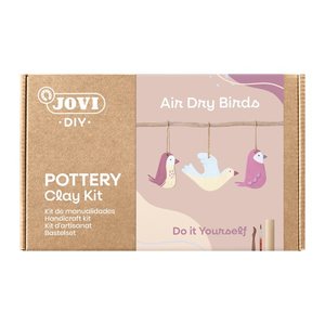JOVI Modelliermasse DIY Air Dry Vögel mehrfarbig