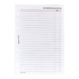 bind Ringbuch-Ergänzungsblätter Notizen A5, 50 Blatt