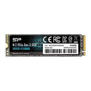 Silicon Power SSD 1TB M.2 PCIe Gen 3x4 NVMe Ace-A60