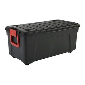 IRIS Ohyama Multi Aufbewahrungsbox 75,0 l schwarz, rot 39,5 x 78,0 x 35,0 cm, 1 St.