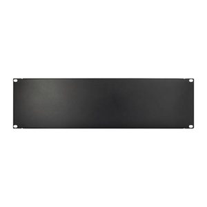 Inter-Tech 19" Blindplatte, schwarz 3HE, geschraubt