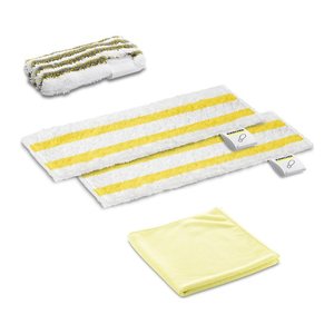 KÄRCHER Starter Wischbezüge-Set für Dampfreiniger sonstige Fasern, 1 Set