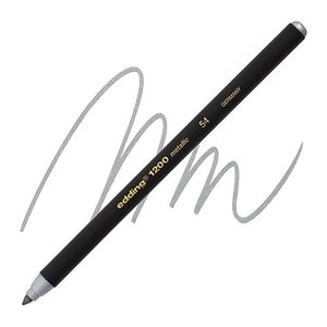 edding 1200 metallic colourpen Filzstift silber, 1 St.