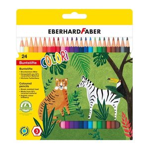 EBERHARD FABER Colori Buntstifte farbsortiert, 24 St.