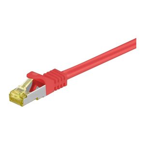 goobay RJ-45 Netzwerkkabel 10,0 m rot bis zu 10,00 Gbit/Sek. bis zu 500 MHz, 1 St.