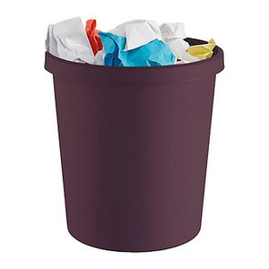 helit the green german Papierkorb 18,0 l rot, 1 St.