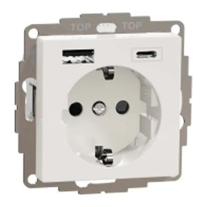 MERTEN MEG2367-0319 Steckdose mit USB-Anschluss, 1 St.