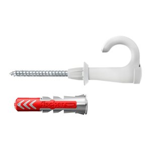 fischer EasyHook Round - DuoPower 8x40 2K 564171 Dübel mit Schrauben, 25 St.