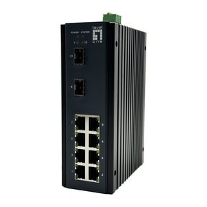 LevelOne Industr.Switch 8xGE/2xSFP/ Managed L2