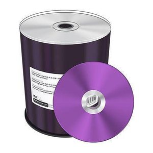 MediaRange DVD+R 4.7GB 100pcs 16x silber voll bedruckbar