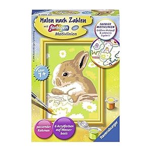 Ravensburger Malen-nach-Zahlen Häschen Flecki mehrfarbig