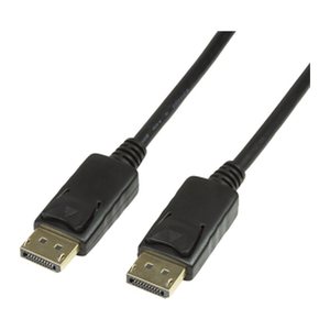 Logilink DisplayPort-Kabel, DP/M zu DP/M, 4K/60 Hz, schw. 5m