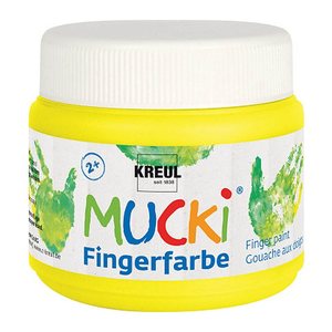 KREUL MUCKI Fingerfarbe gelb 150,0 ml, 1 St.