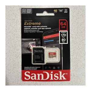 SanDisk Speicherkarte microSDXC-Card Extrem, 64 GB, 1 St.