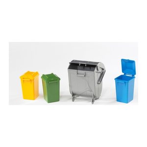 bruder Mülltonnen-Set 2607 Zubehörset für Spielzeugautos