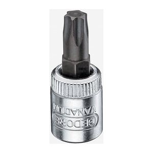 GEDORE 1/4 Zoll Innen-TX Steckschlüsseleinsatz Größe: T 25 Länge: 37,0 mm