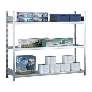 SCHULTE Schwerlast-Weitspannregal WS 2000 15606 silber 225,0 x 80,0 x 250,0 cm