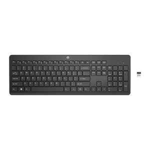 HP 230 Tastatur kabellos schwarz