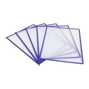 tarifold Sichttafeln Easyload  DIN A4 blau, Öffnung oben und seitlich, 20 St.