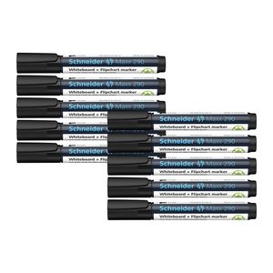 Schneider Maxx 290 Whiteboard- und Flipchart-Marker schwarz 2,0 - 3,0 mm, 1 St.