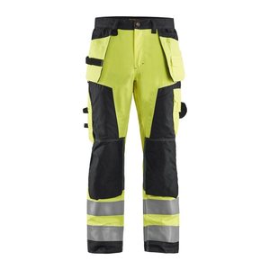 BLAKLÄDER® unisex Warnschutzhose 1568 gelb, schwarz Größe 27