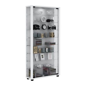 VCM my home Lumo Maxi Vitrine weiß 8 Fachböden
