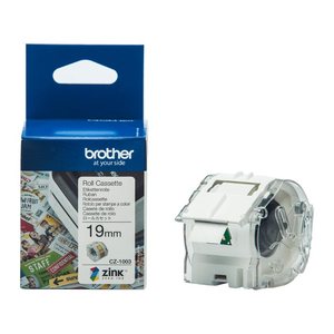 brother Endlospapierrolle für Etikettendrucker CZ1003 weiß, 19,0 mm x 5,0 m, 1 Rollen