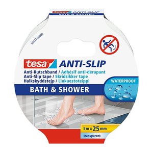 tesa Anti-Rutsch-Band Bad und Dusche  transparent 25,0 mm x 5,0 m
