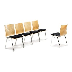Mayer Stapelstuhl myARCADO 2118 01 26 397 schwarz Stoff, 1 St.