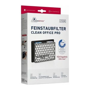 CLEAN OFFICE® Feinstaubfilter Pro Größe 15,0 x 12,0 cm, 2 St.
