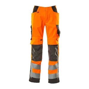 MASCOT® unisex Warnschutzhose Kendal  orange, dunkelanthrazit Größe 44