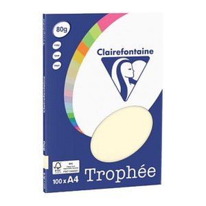 Clairefontaine Kopierpapier Trophée sand DIN A4 80 g/qm 100 Blatt
