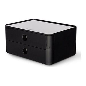 HAN Schubladenbox Smart Box ALLISON  schwarz 1120-13D, DIN A5 mit 2 Schubladen, 1 St.