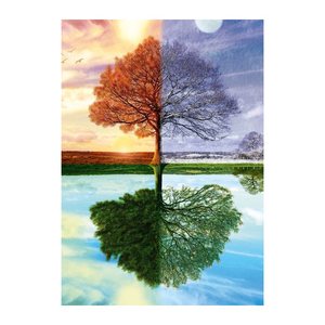 Schmidt Der Jahreszeiten-Baum Puzzle, 500 Teile