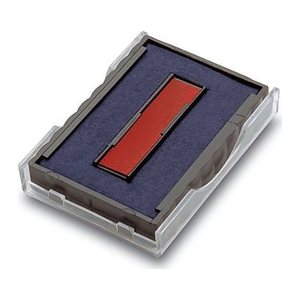 trodat Ersatzstempelkissen 6/4750/2 blau/rot 4,1 x 2,4 cm, 2 St.