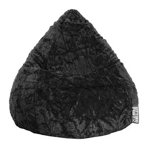 SITTING POINT Beanbag Fluffy L Sitzsack schwarz