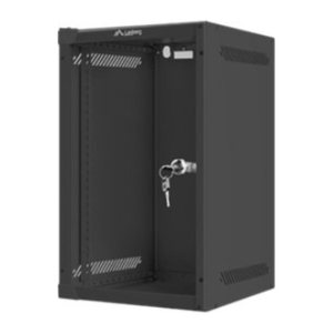 LANBERG 10" 9U 280x310 Wandgehäuse Glastür (FlatPack) sw