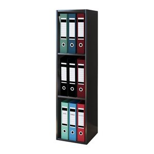 VCM my office Aktenregal Offas schwarz 34,0 x 29,0 x 107,0 cm, 1 St.