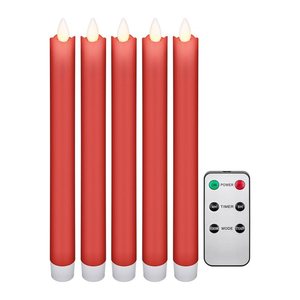 goobay LED-Kerzen rot